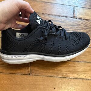 APL Black Knit Propelium Everyday Trainer